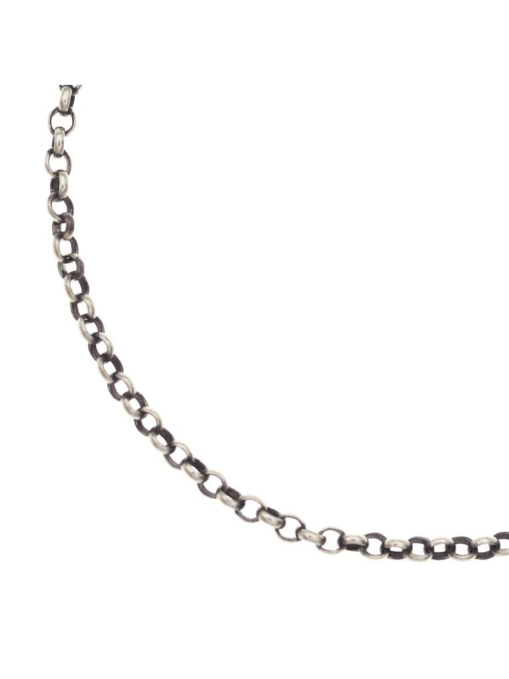 Chrome Hearts Roll Chain Necklace Silver